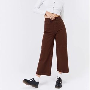 Unpublished gemma Super High Waist Mod Sailor jean pant in Acorn